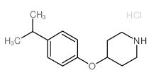4-(4-Isopropylphenoxy)piperidine hydrochloride结构式