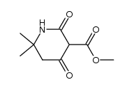 methyl 6,6-dimethylpiperidine-2,4-dione-3-carboxylate结构式
