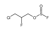 3-chloro-2-fluoropropyl fluorosulfite Structure