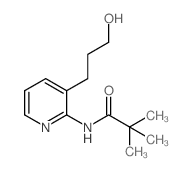 N-(3-(3-羟基丙基)吡啶-2-基)棕榈酰胺结构式