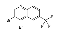 3,4-Dibromo-6-trifluoromethylquinoline picture