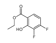 ethyl 3,4-difluoro-2-hydroxybenzoate结构式