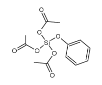 phenoxy(triacetoxy)silane Structure