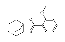 N-[(3R)-1-azabicyclo[2.2.2]octan-3-yl]-2-methoxybenzamide结构式