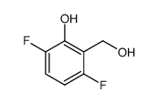 3,6-difluoro-2-(hydroxymethyl)phenol结构式
