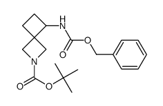 5-Benzyloxycarbonylamino-2-Aza-Spiro[3.3]Heptane-2-Carboxylic Acid Tert-Butyl Ester Structure