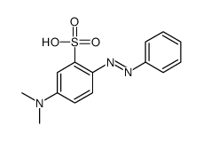 5-(dimethylamino)-2-phenyldiazenylbenzenesulfonic acid结构式