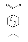 4-(difluoromethyl)bicyclo[2.2.2]octane-1-carboxylic acid Structure