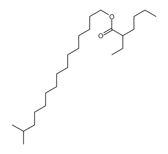 14-methylpentadecyl 2-ethylhexanoate Structure