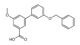 3-methoxy-5-(3-phenylmethoxyphenyl)benzoic acid结构式
