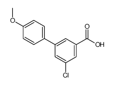 3-chloro-5-(4-methoxyphenyl)benzoic acid Structure