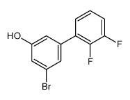 3-bromo-5-(2,3-difluorophenyl)phenol结构式