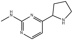 Methyl-(4-pyrrolidin-2-yl-pyrimidin-2-yl)-amine Structure