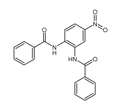 N,N'-(4-nitro-o-phenylene)-bis-benzamide Structure