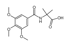 2-methyl-2-(3,4,5-trimethoxybenzamido)propanoic acid Structure