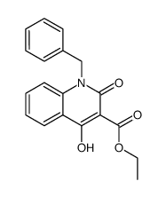ethyl 1-benzyl-4-hydroxy-2-oxo-1,2-dihydroquinoline-3-carboxylate Structure