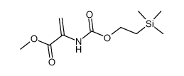 methyl 2-({[2-(trimethylsilyl)ethoxy]carbonyl}amino)acrylate结构式