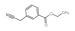 Benzoic acid,3-(cyanomethyl)-, ethyl ester structure