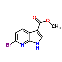 Methyl 6-bromo-7-azaindole-3-carboxylate Structure