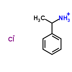 (R)-1-phenylethylamin hydrochloride结构式