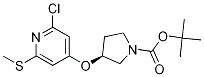 (S)-3-(2-氯-6-甲硫基-吡啶-4-基氧基)-吡咯烷-1-羧酸叔丁基酯图片