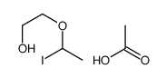 acetic acid,2-(1-iodoethoxy)ethanol Structure