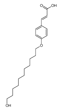 3-[4-(11-hydroxyundecoxy)phenyl]prop-2-enoic acid Structure