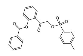 2-((tosyloxy)acetyl)phenyl benzoate结构式