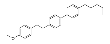 1-methoxy-4-[2-[4-(4-pentylphenyl)phenyl]ethyl]benzene结构式