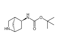 tert-butyl (1S,4S,5S)-2-azabicyclo[2.2.1]heptan-5-ylcarbamate结构式