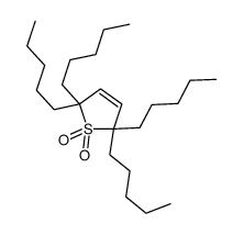 2,2,5,5-tetrapentylthiophene 1,1-dioxide结构式