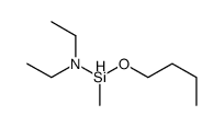 N-[butoxy(methyl)silyl]-N-ethylethanamine结构式