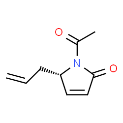 2H-Pyrrol-2-one, 1-acetyl-1,5-dihydro-5-(2-propenyl)-, (S)- (9CI)结构式