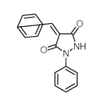 3,5-Pyrazolidinedione,1-phenyl-4-(phenylmethylene)- picture