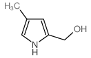 (4-Methyl-1H-pyrrol-2-yl)methanol结构式