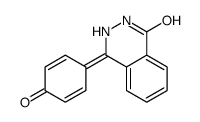4-(4-oxocyclohexa-2,5-dien-1-ylidene)-2,3-dihydrophthalazin-1-one结构式