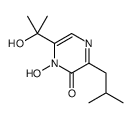 1-Hydroxy-6-(1-hydroxy-1-methylethyl)-3-isobutyl-2(1H)-pyrazinone结构式