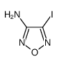 4-iodo-1,2,5-oxadiazol-3-amine结构式