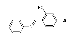 N-[4-Brom-salicyliden]-anilin结构式
