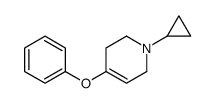 1-cyclopropyl-4-phenoxy-3,6-dihydro-2H-pyridine结构式