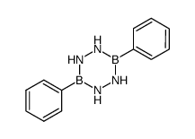 3,6-diphenyl-cyclo-1,2,4,5-tetraaza-3,6-diborane Structure