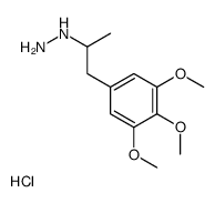 [1-(3,4,5-trimethoxyphenyl)propan-2-ylamino]azanium,chloride结构式