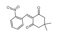 5,5-dimethyl-2-(2-nitrobenzylidene)cyclohexane-1,3-dione Structure