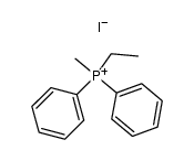 diphenylethylmethylphosphonium iodide结构式