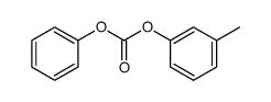 Carbonic acid phenyl m-tolyl ester structure