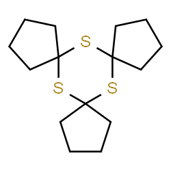 6,12,18-Trithiatrisprio [4.1.4:1.4.1]octadecane结构式