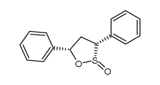 (+/-)-(2S,3S,5R)-3,5-diphenyl-1,2-oxathiolane 2-oxide结构式