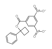 (1-phenylcyclobutyl) 3,5-dinitrobenzoate Structure