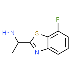 2-Benzothiazolemethanamine,7-fluoro-alpha-methyl-(9CI) Structure