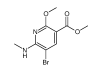 Methyl 5-bromo-2-methoxy-6-(methylamino)nicotinate picture